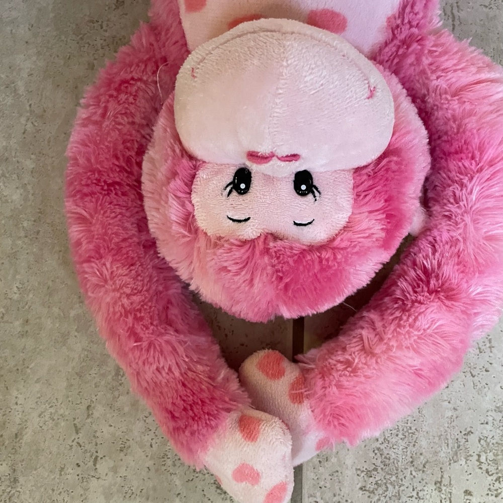 Pink Build a Bear Monkey